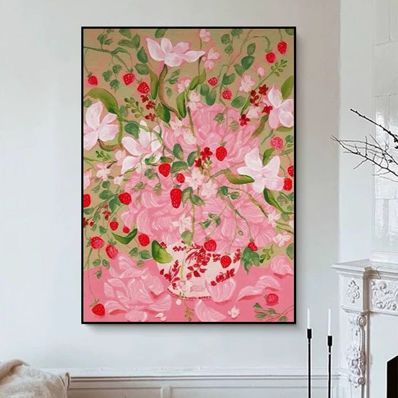 Matisse Abstract Wall Art Print - Vintage Floral Canvas Painting for Living Room, Bedroom & Sofa Background - American Retro Style Poster