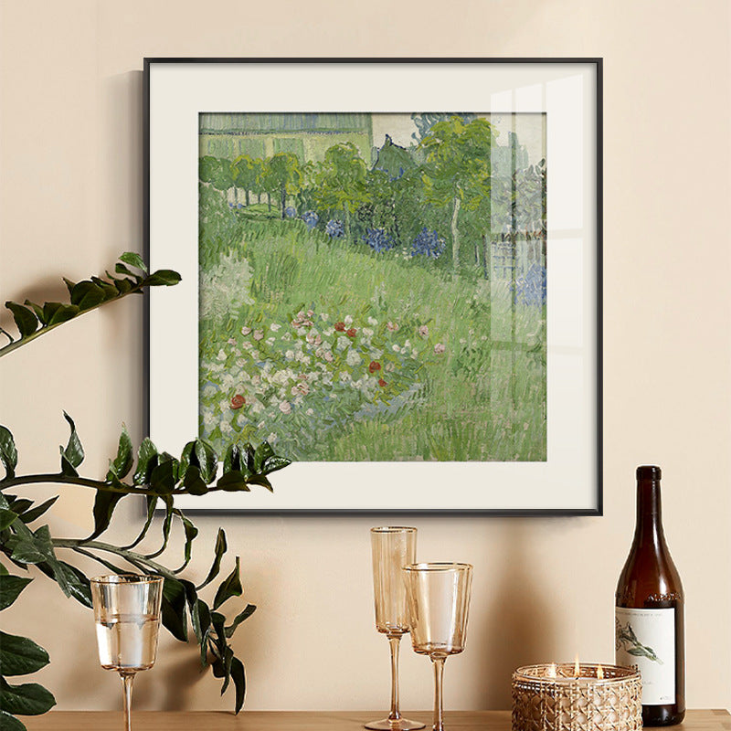 Daubigny's Garden Art Print - American Pastoral Style Wall Decor for Living Room