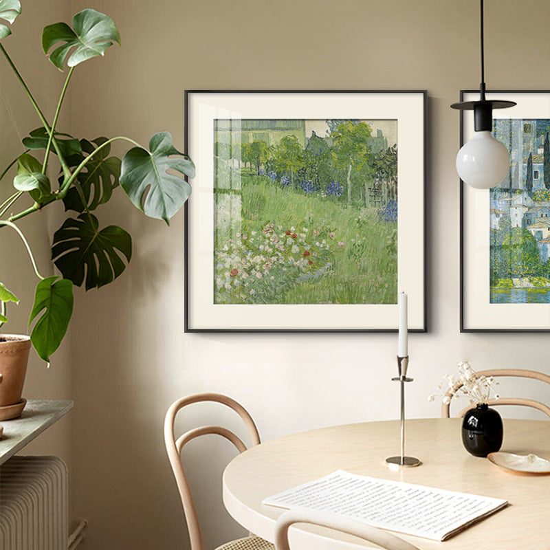 Daubigny's Garden Art Print - American Pastoral Style Wall Decor for Living Room