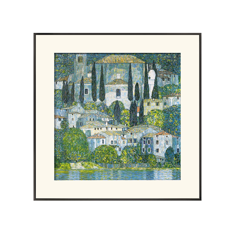 Daubigny's Garden Art Print - American Pastoral Style Wall Decor for Living Room