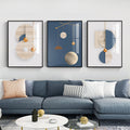 Nordic Crystal Porcelain Art Print - Modern Abstract Wall Decor for Living Room